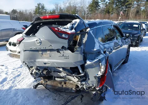 2021 Nissan Rogue Platinum Intelligent Awd from USA, damaged, VIN JN8AT3DD4MW315210